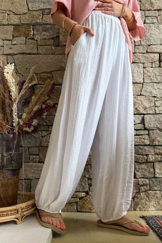 Randles Balloon Pant White
